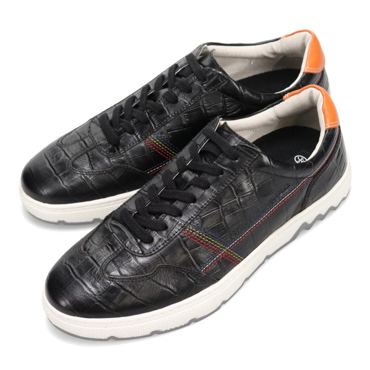 CASTELBAJAC　オパンケ製法　レザースニーカー　12271 BLACK 25.0