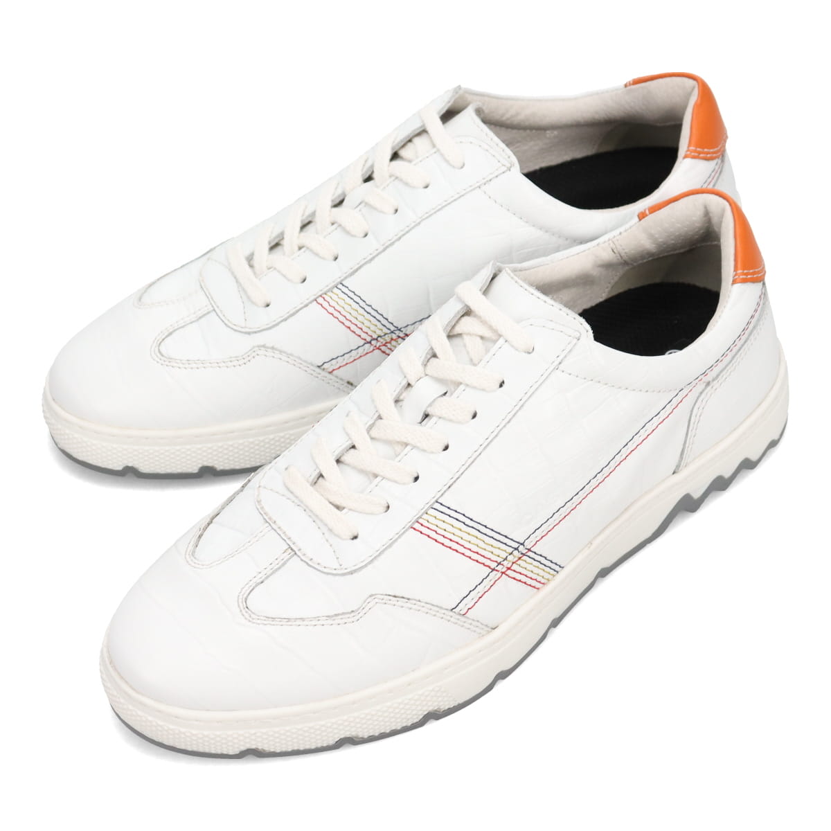 CASTELBAJAC　オパンケ製法　レザースニーカー　12271 WHITE 25.0