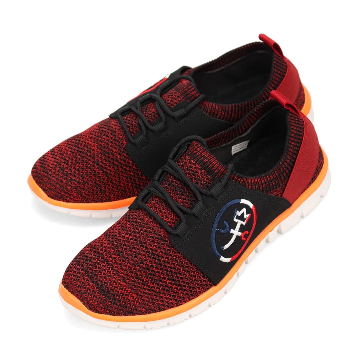 CASTELBAJAC　軽量ニットアフタースポーツスニーカー　12272 RED 25.0