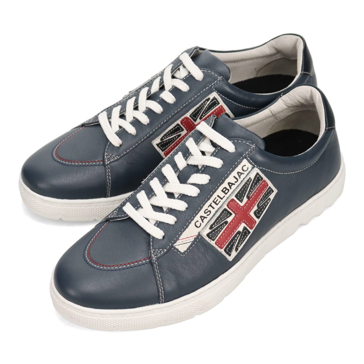 CASTELBAJAC　レースアップカジュアルスニーカー  12302 NAVY 25.0