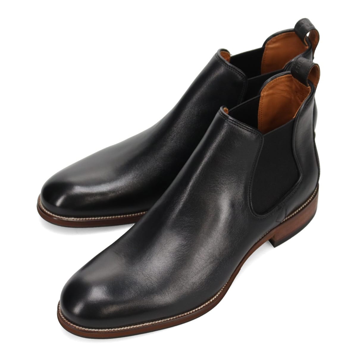キャサリンハムネットロンドン KATHARINE HAMNETT LONDON　サイドゴアドレスカジュアルブーツ　31703 BLACK 25.0