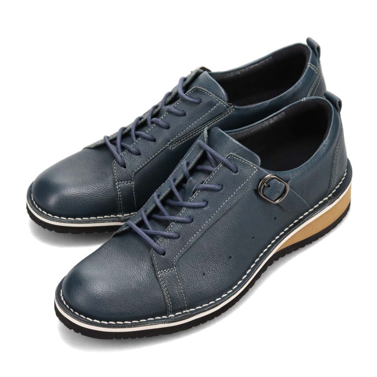 キャサリンハムネットロンドン KATHARINE HAMNETT LONDON　サイドバックルスニーカー  31761 NAVY 25.0