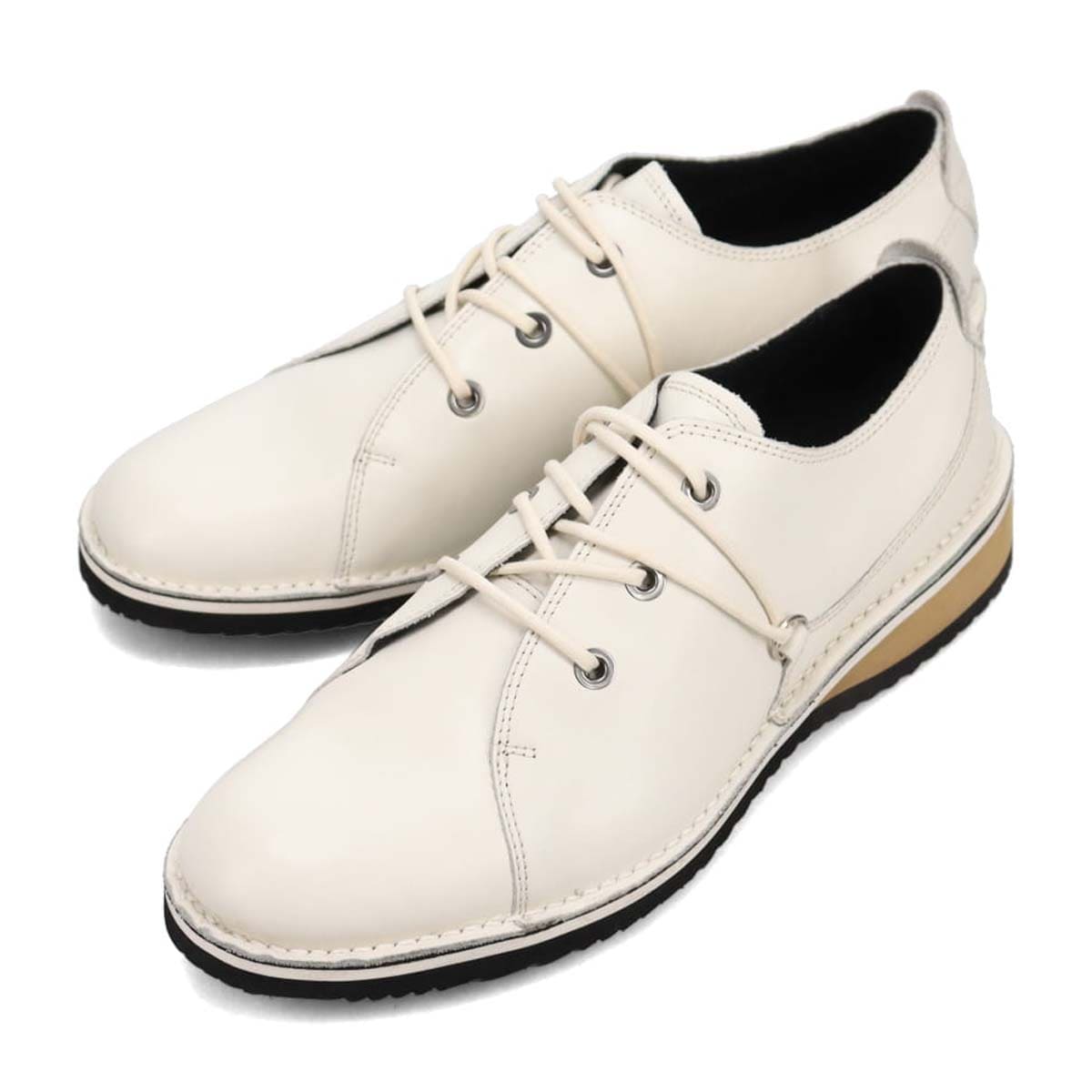 キャサリンハムネットロンドン KATHARINE HAMNETT LONDON　レースアップダービーシューズ　31762 WHITE 25.0