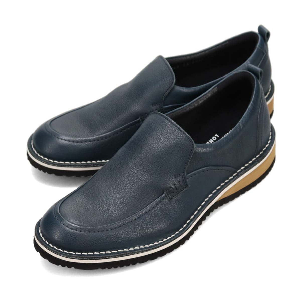 キャサリンハムネットロンドン KATHARINE HAMNETT LONDON　ユーチップスリッポン ドレスカジュアルシューズ　31764 NAVY 25.0