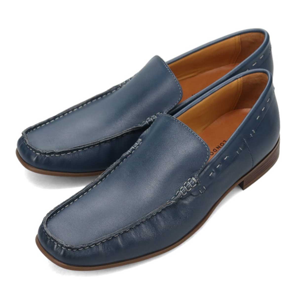 キャサリンハムネットロンドン KATHARINE HAMNETT LONDON　ユーチップスリッポン ドレスシューズ　31765 NAVY 25.0