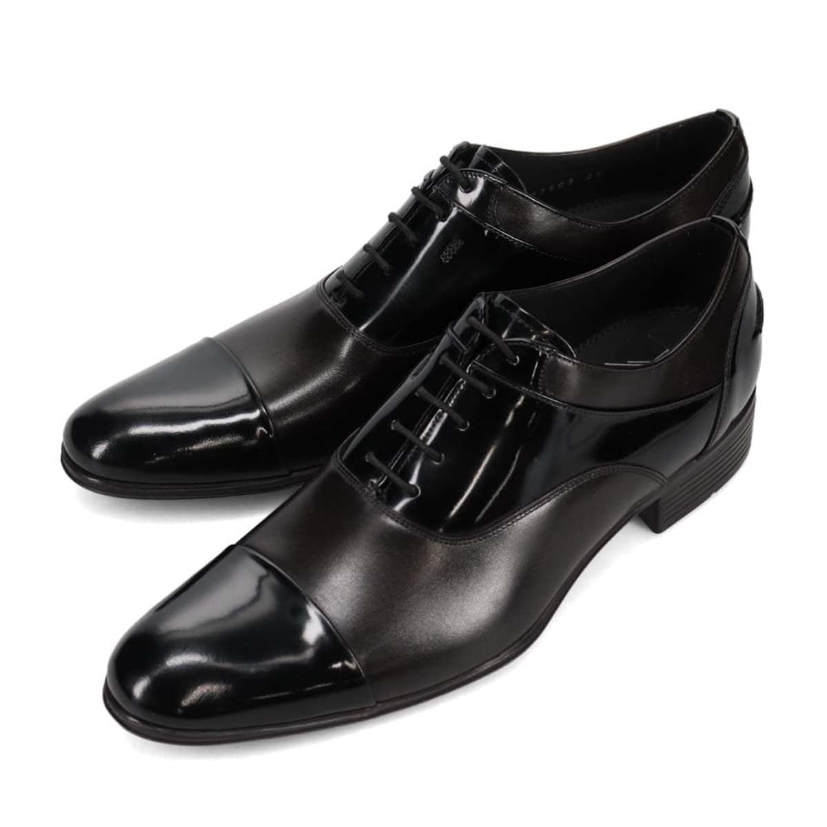 ランバンコレクション LANVIN COLLECTION 異素材MIXストレートチップオックスフォード　83503 D-BROWN 25.0
