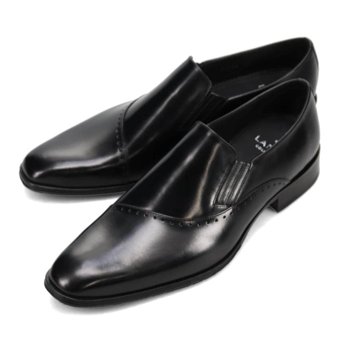 LANVIN COLLECTION　スリッポンドレスシューズ　83525 BLACK 25.0