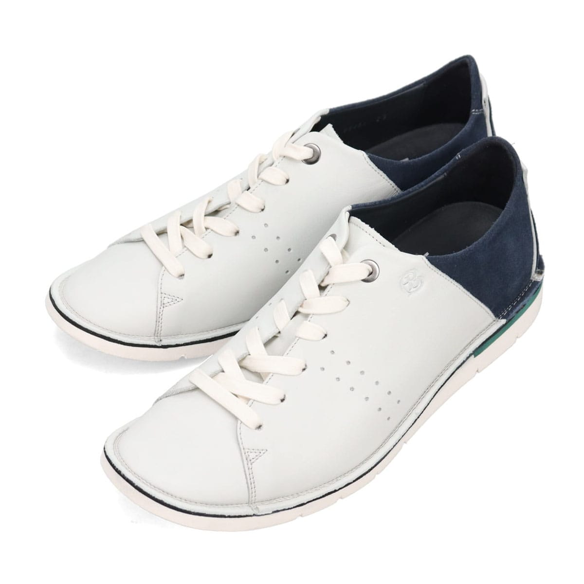 LANVIN en Bleu　プラットステッチダウンスニーカー　86455 WHITE 25.0