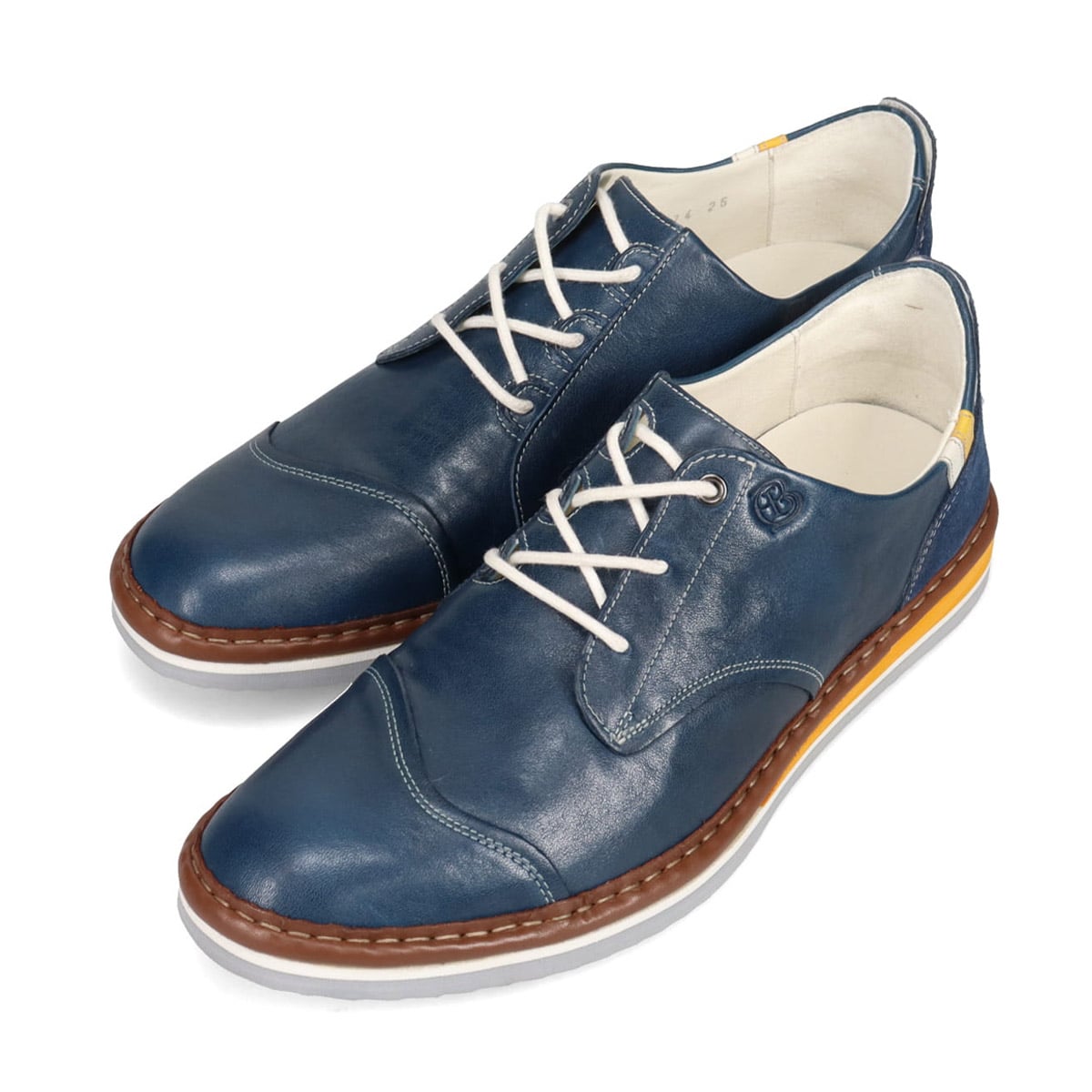 LANVIN en Bleu　レースアップ カジュアルシューズ  86474 NAVY 25.0