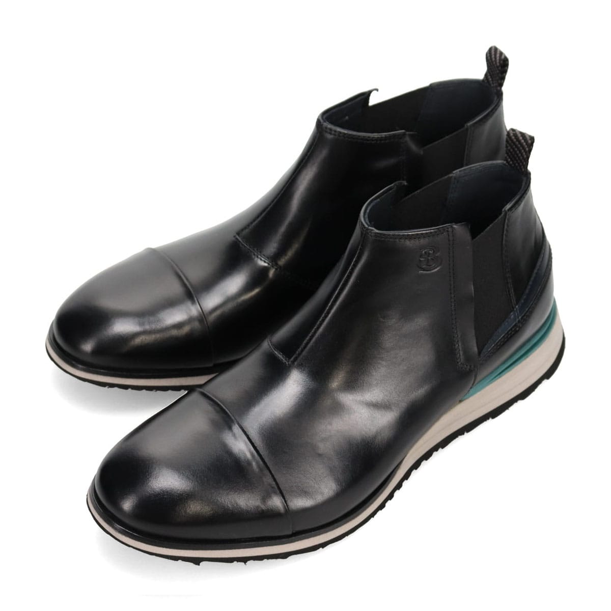 LANVIN en Bleu　スポーツMIX サイドゴアブーツ　86489 BLACK 25.0