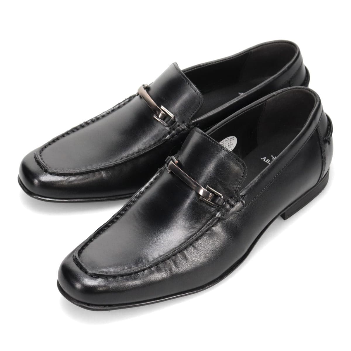 アビーロード ABBEY ROAD ビット付き スリッポン カジュアルシューズ　AB8103 BLACK 25.0