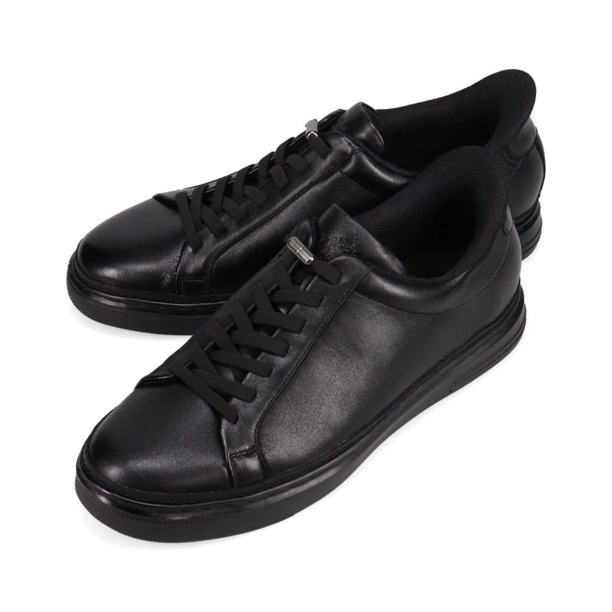 ビークラシック BEE CLASSIC　クイックフィット レザースニーカー　CB6050 BLACK 25.0