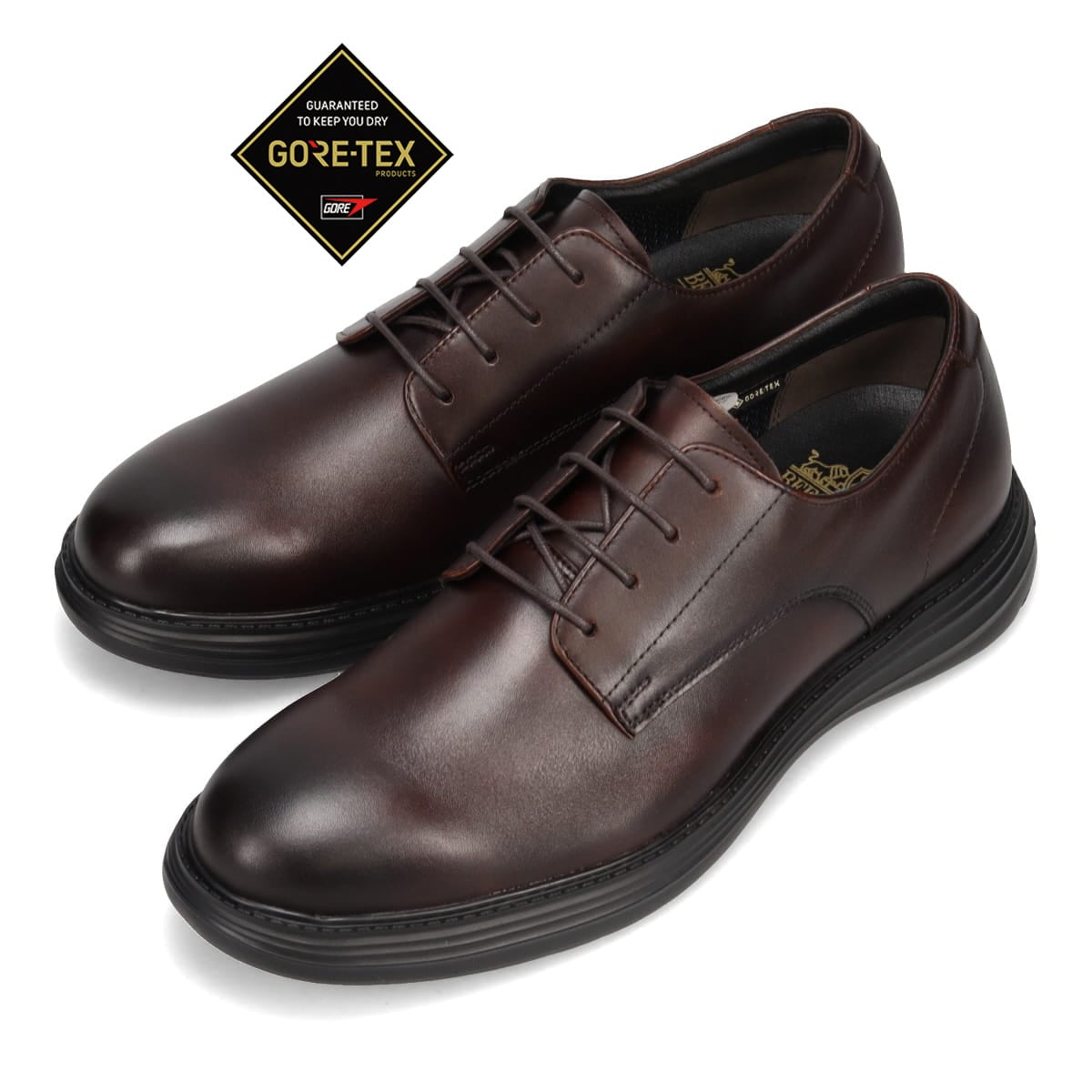 ビークラシック BEE CLASSIC 【GORE-TEX】ゴアテックス レースアップビジカジシューズ  CB7021G D-BROWN 25.0