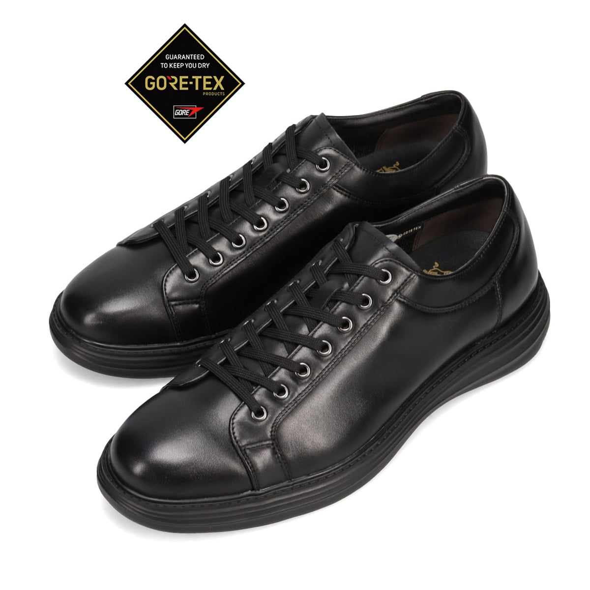 ビークラシック BEE CLASSIC 【GORE-TEX】ゴアテックス レースアップビジカジシューズ  CB7023G BLACK 25.0