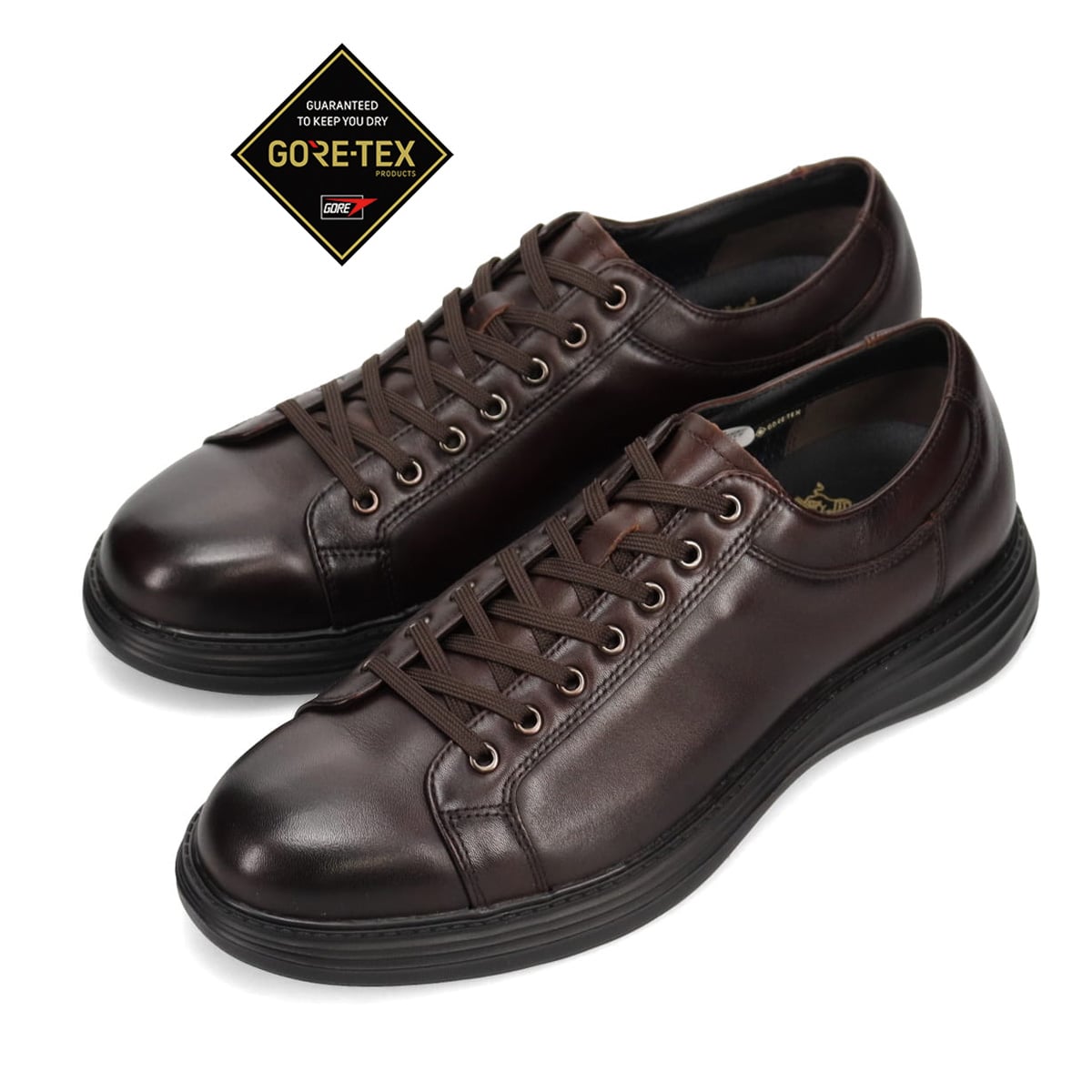 ビークラシック BEE CLASSIC 【GORE-TEX】ゴアテックス レースアップビジカジシューズ  CB7023G D-BROWN 25.0