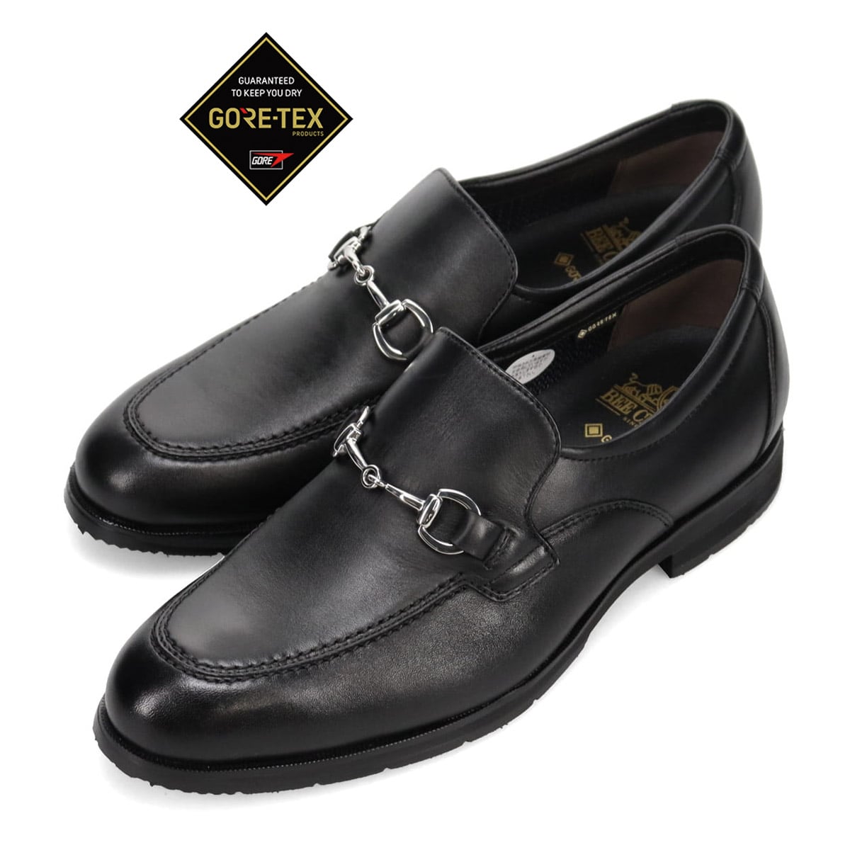 【GORE-TEX】ビークラシック BEE CLASSIC　ゴアテックス ビット付きローファー  CB7042G BLACK 25.0