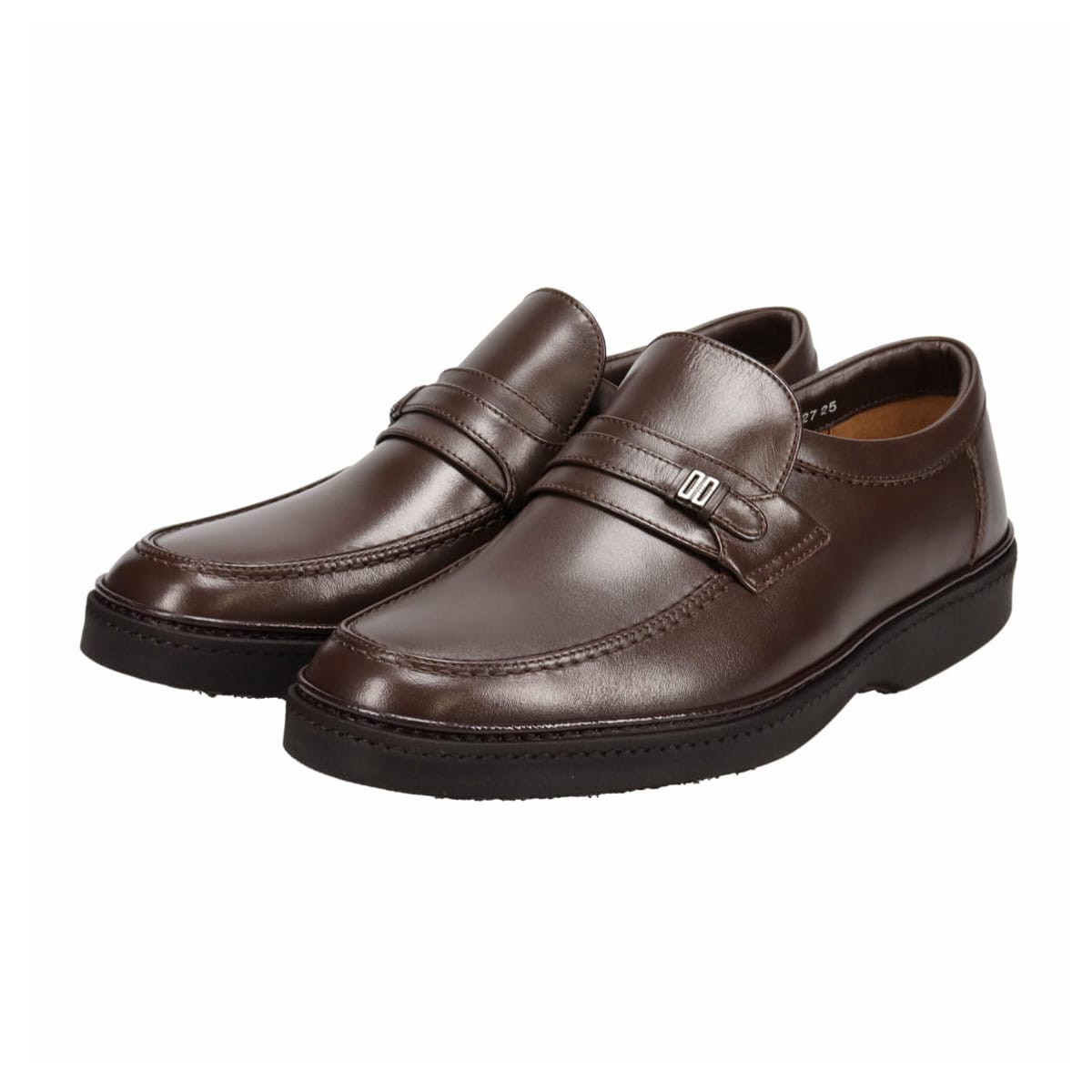 DAKS ベルトスリップオン・ビジカジシューズ DA2127 D-BROWN 25.0
