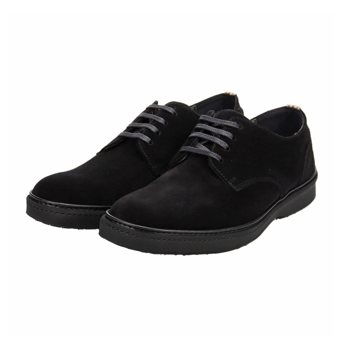 DAKS　外羽根プレーントウ・カジュアルシューズ DA2147 BLACK-VELOURS 25.0