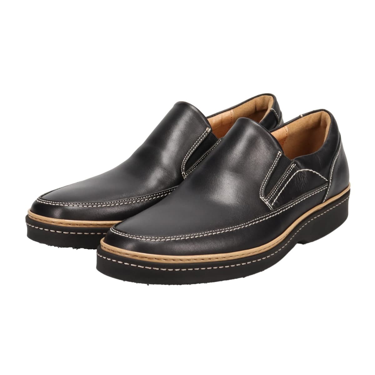 DAKS スリップオン・カジュアルシューズ DA2318 BLACK 25.0