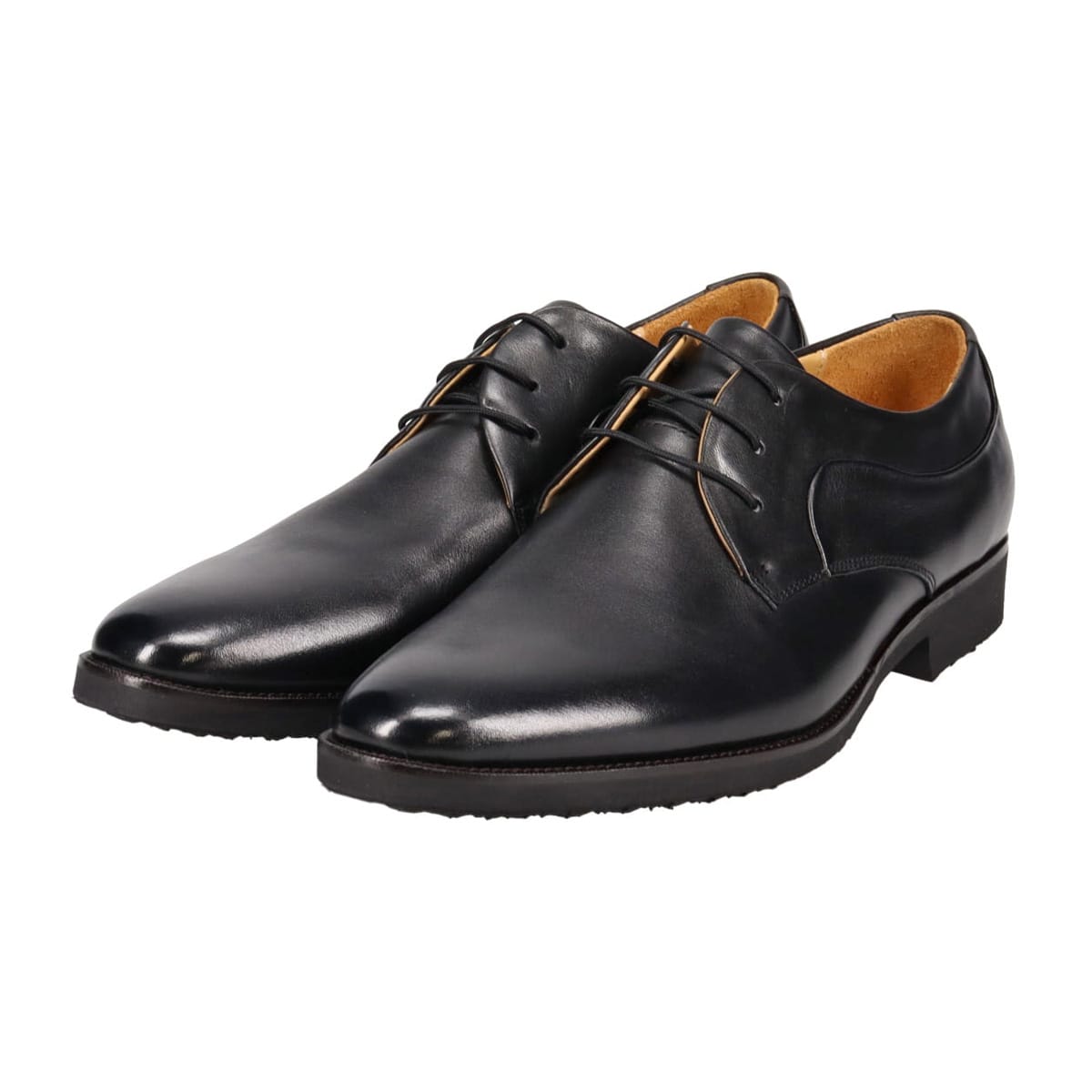 DAKS　外羽根プレーントウ・ビジネスシューズ DA8610 BLACK 25.0