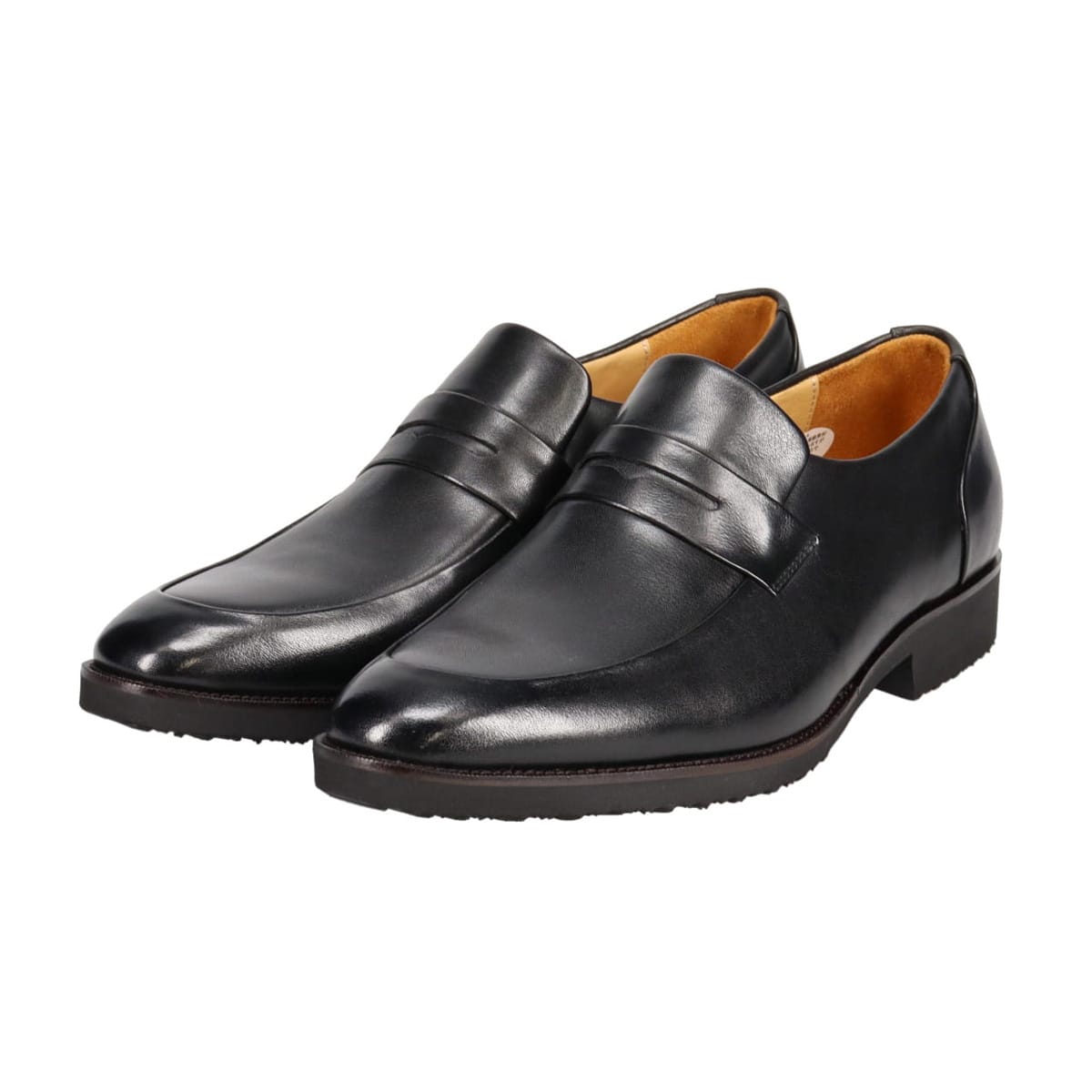 DAKS Uチップスリップオン・ビジネスシューズ DA8611 BLACK 25.0