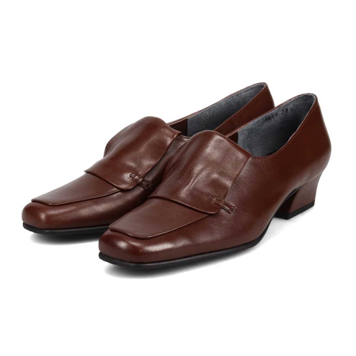 マドラス モデロ madras MODELLO　スクエアトゥパンプス DLL3566G D-BROWN 23.0