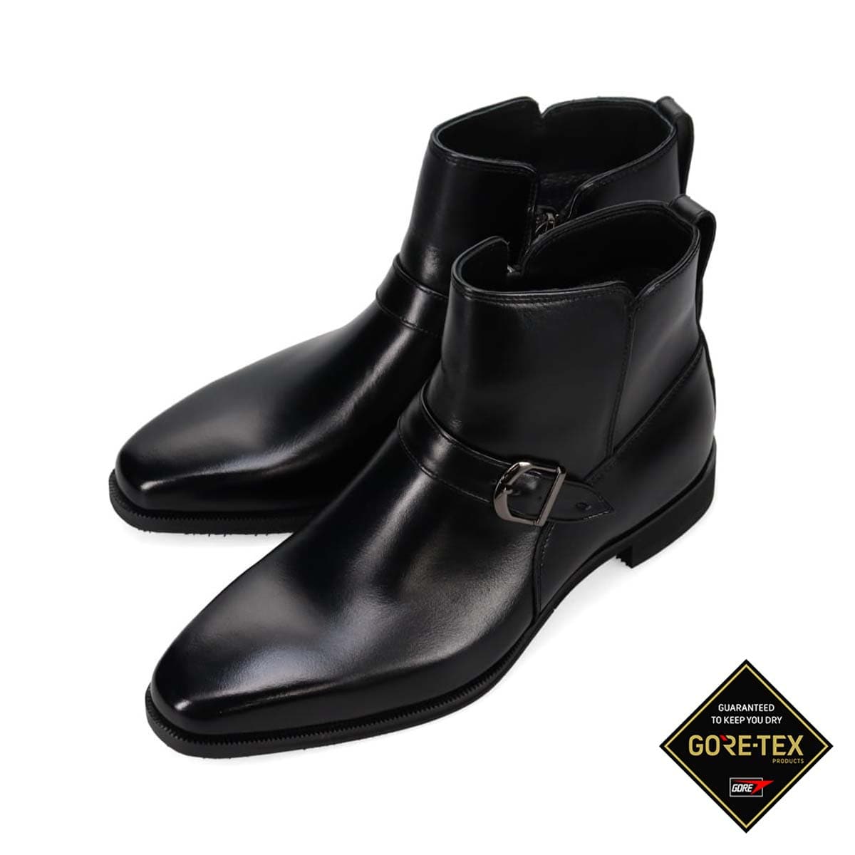 【GORE-TEX】モデロ MODELLO ゴアテックス ドレスブーツ　DM2852GH BLACK 25.0