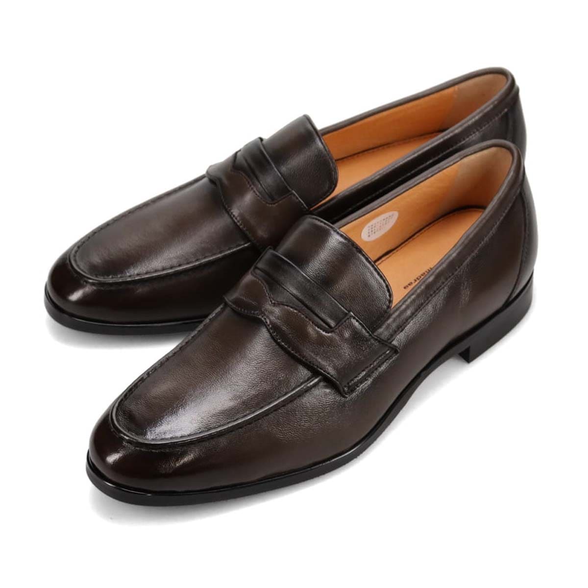 世界初のカバロス加工シリーズ　モデロ MODELLO スリッポンシューズ　DM3344 D-BROWN 25.0