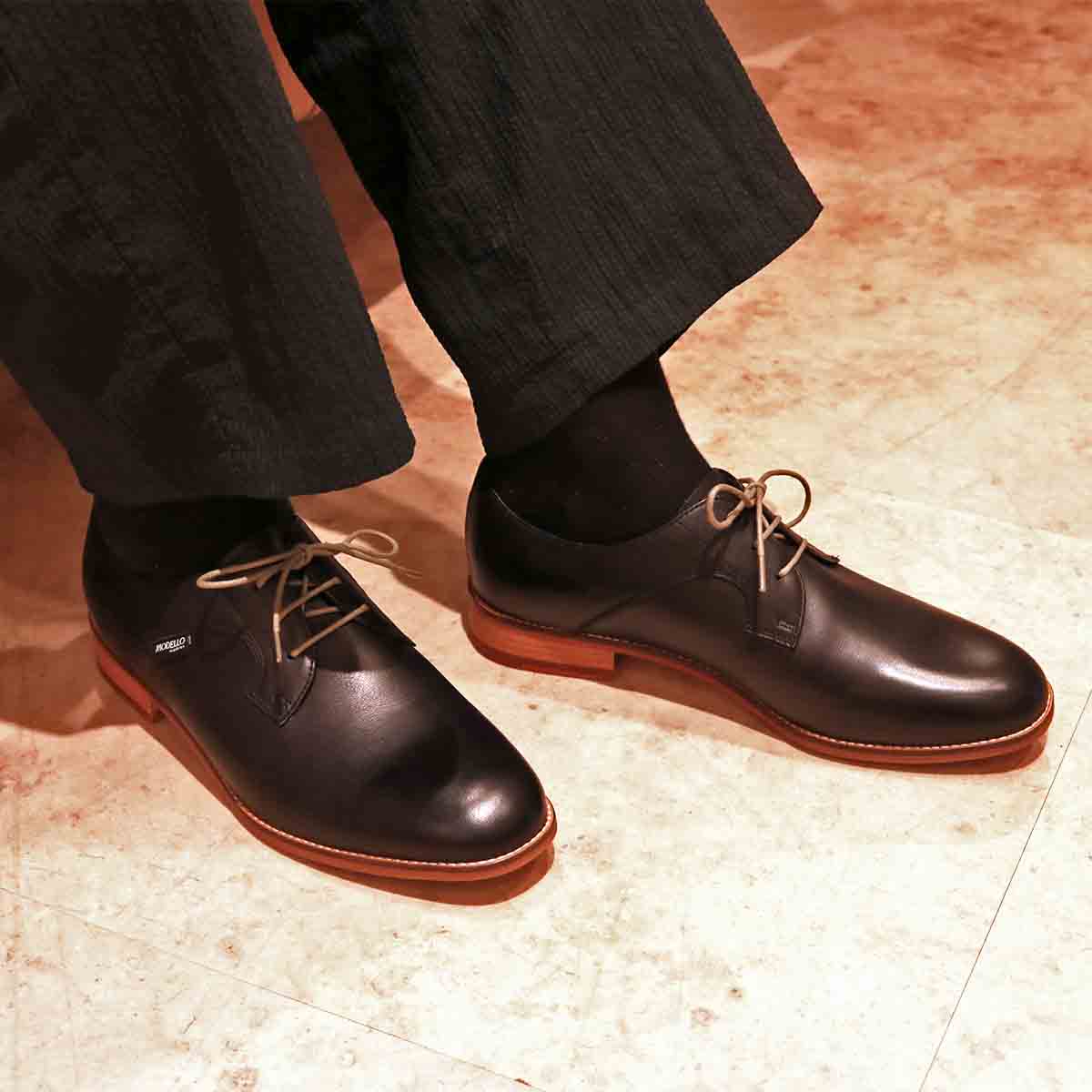 モデロ MODELLO COVEROSS  レースアップ・カジュアルシューズ　DM3401 BLACK 25.0