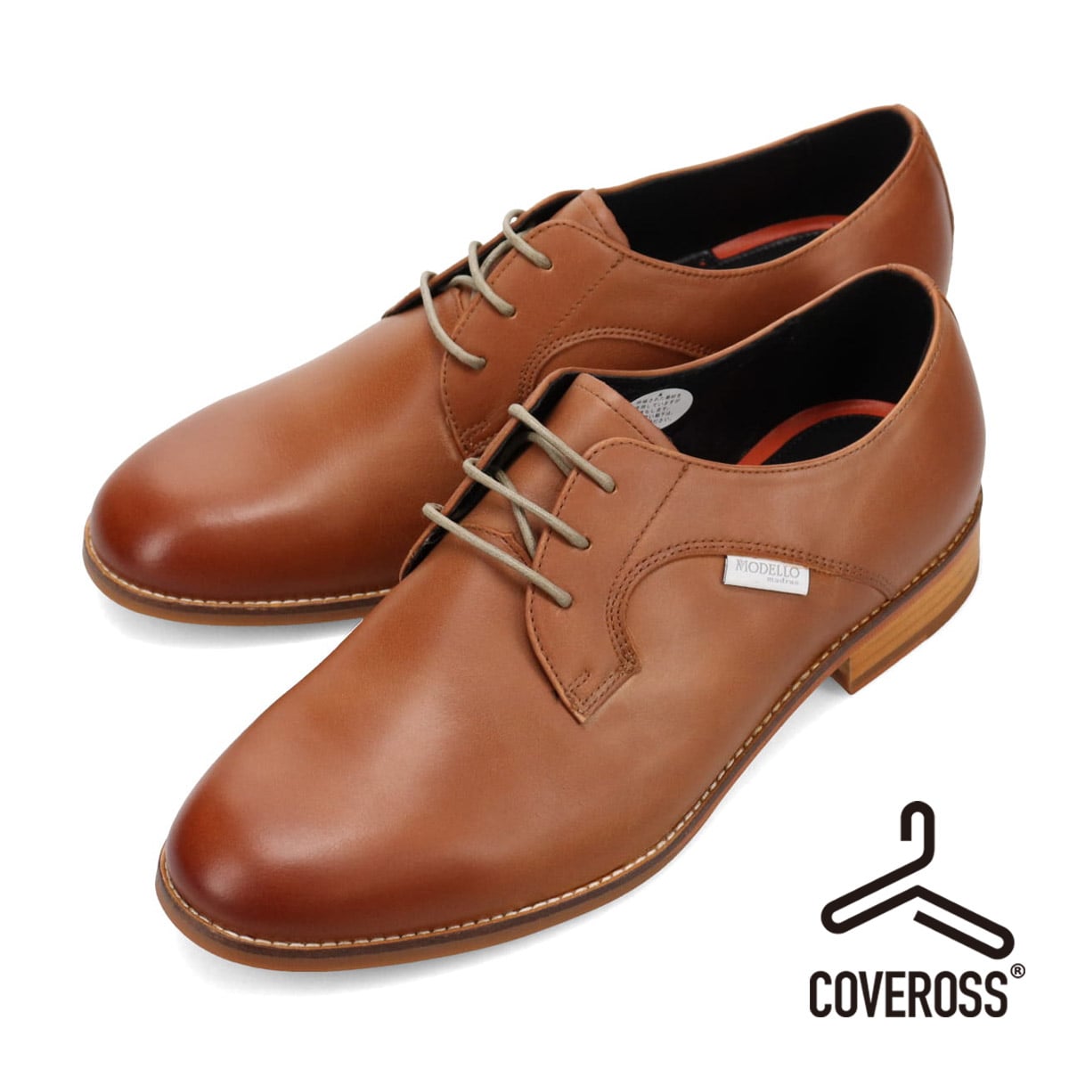モデロ MODELLO COVEROSS  レースアップ・カジュアルシューズ　DM3401 BROWN 25.0