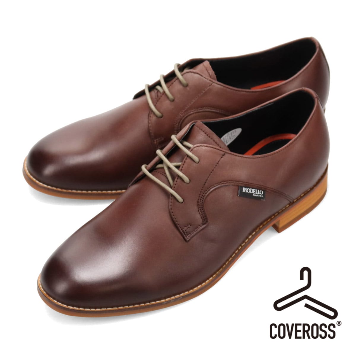 モデロ MODELLO COVEROSS  レースアップ・カジュアルシューズ　DM3401 D-BROWN 25.0