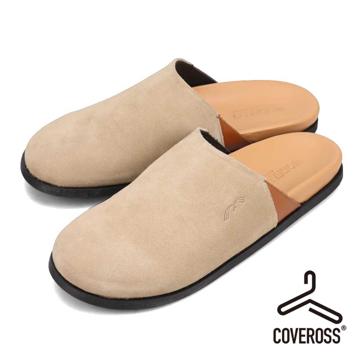 世界初のカバロス加工シリーズ  モデロ MODELLO  フットベットサボサンダル　DM5135 BEIGE-SILKY M(25.0～25.5cm)