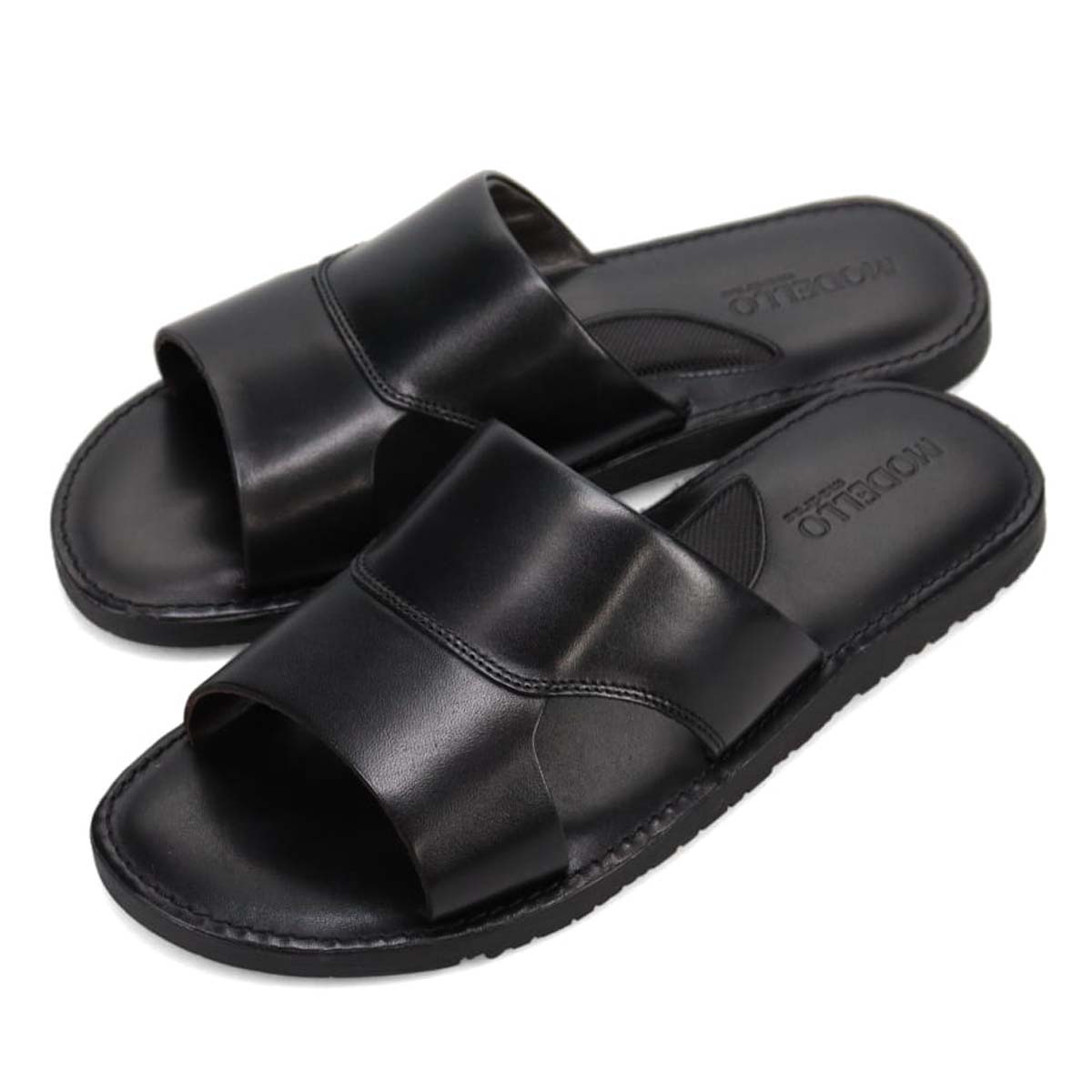 モデロ MODELLO レザーサンダル　DM5317 BLACK M(25.0～25.5cm)
