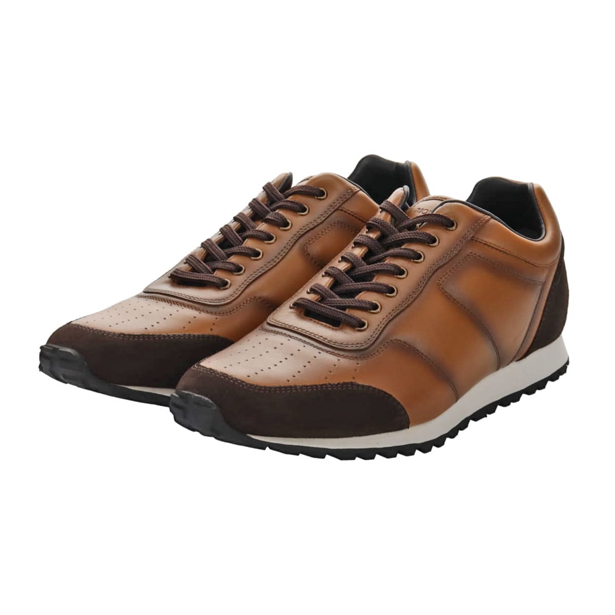 モデロ MODELLO VIBRAMソールレザースニーカー DM5503 L-BROWN 25.0