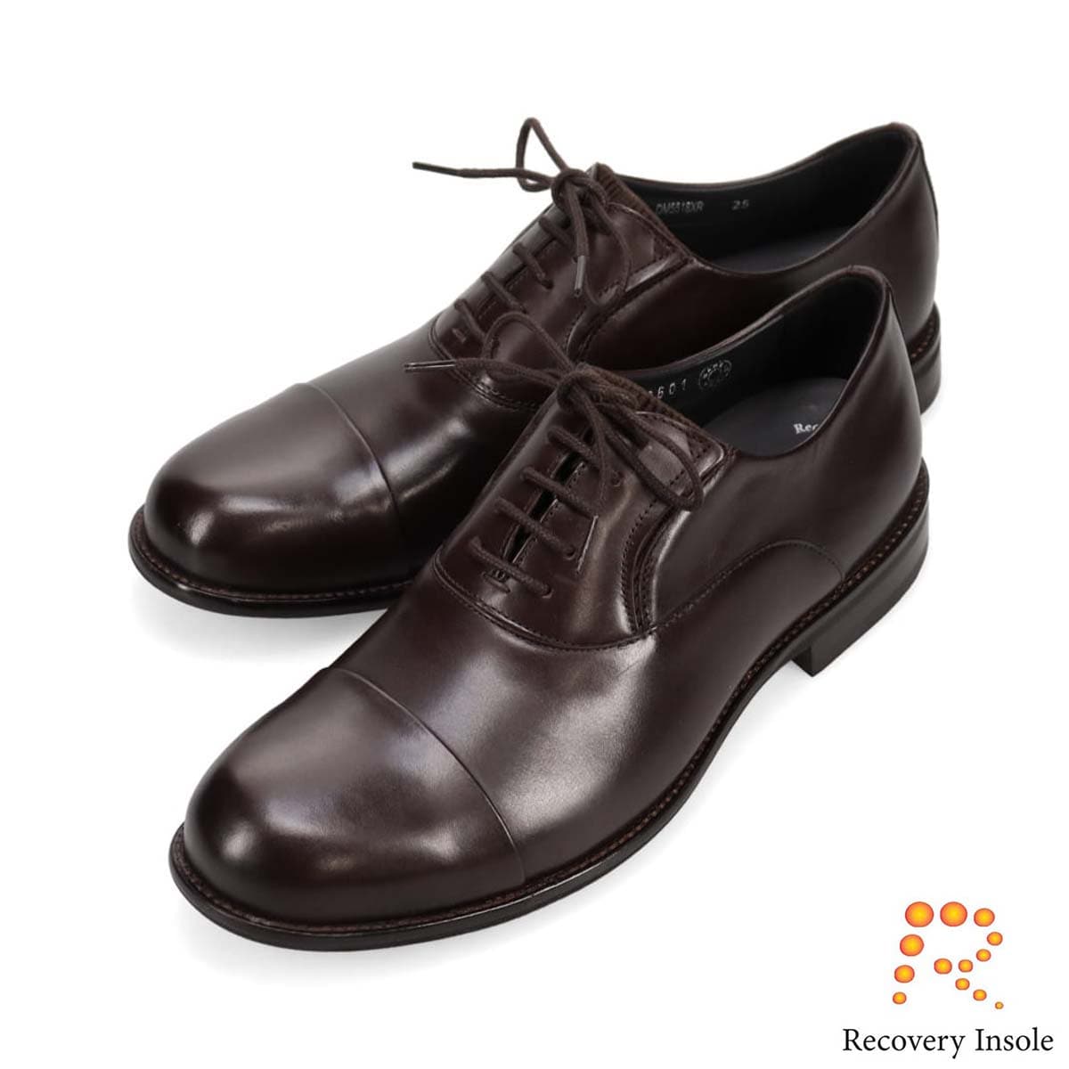 モデロ MODELLO 「リカバリーインソール」搭載で指圧効果により血行を115％促進。内羽根ストレートチップ ドレスシューズ　DM5518XR D-BROWN 25.0