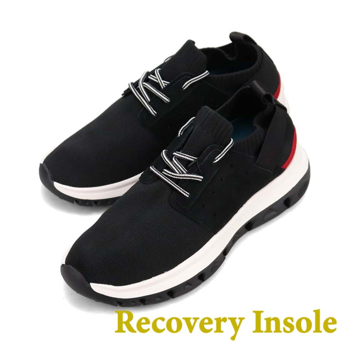 モデロ MODELLO レースアップカジュアルスニーカー　DM6522R BLACK M(25.0～25.5cm)