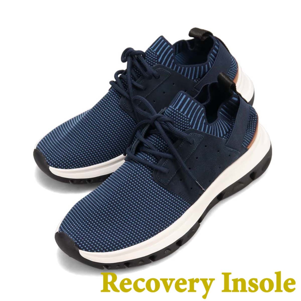 モデロ MODELLO レースアップカジュアルスニーカー　DM6522R NAVY/BLUE M(25.0～25.5cm)