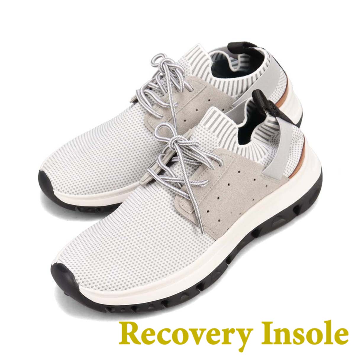 モデロ MODELLO レースアップカジュアルスニーカー　DM6522R WHITE/L-GRAY M(25.0～25.5cm)