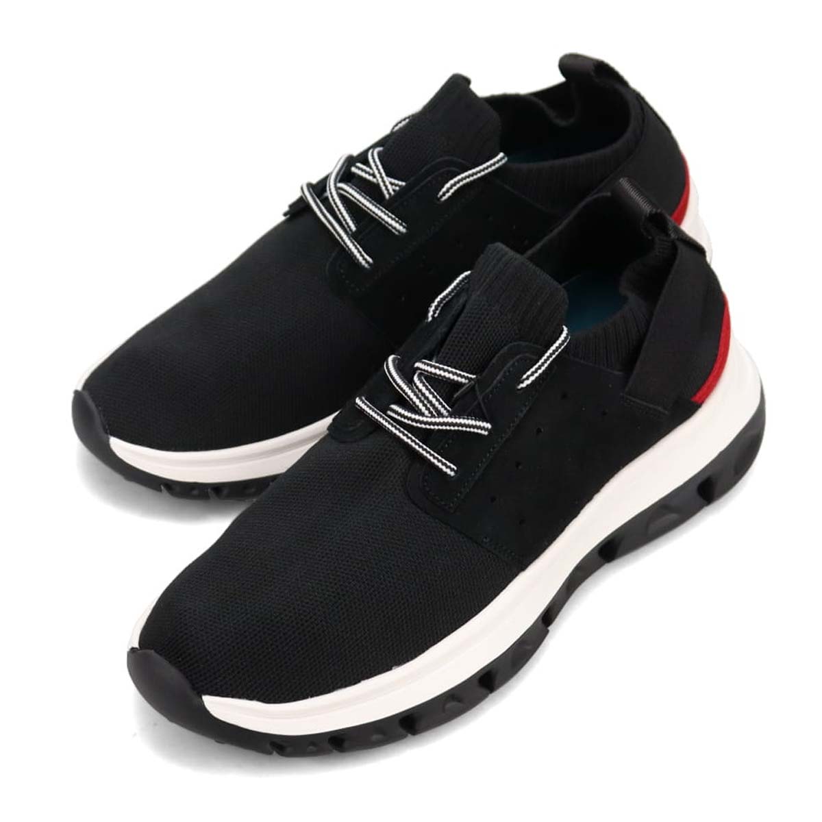 モデロ MODELLO レースアップカジュアルスニーカー　DM6522 BLACK M(25.0～25.5cm)