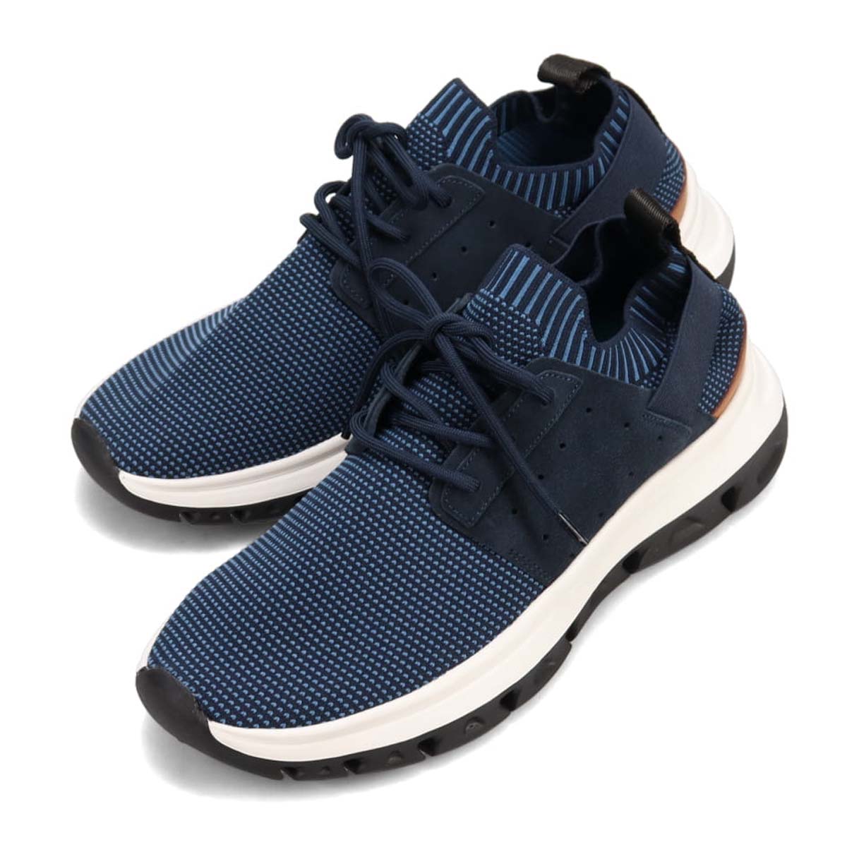 モデロ MODELLO レースアップカジュアルスニーカー　DM6522 NAVY/BLUE M(25.0～25.5cm)