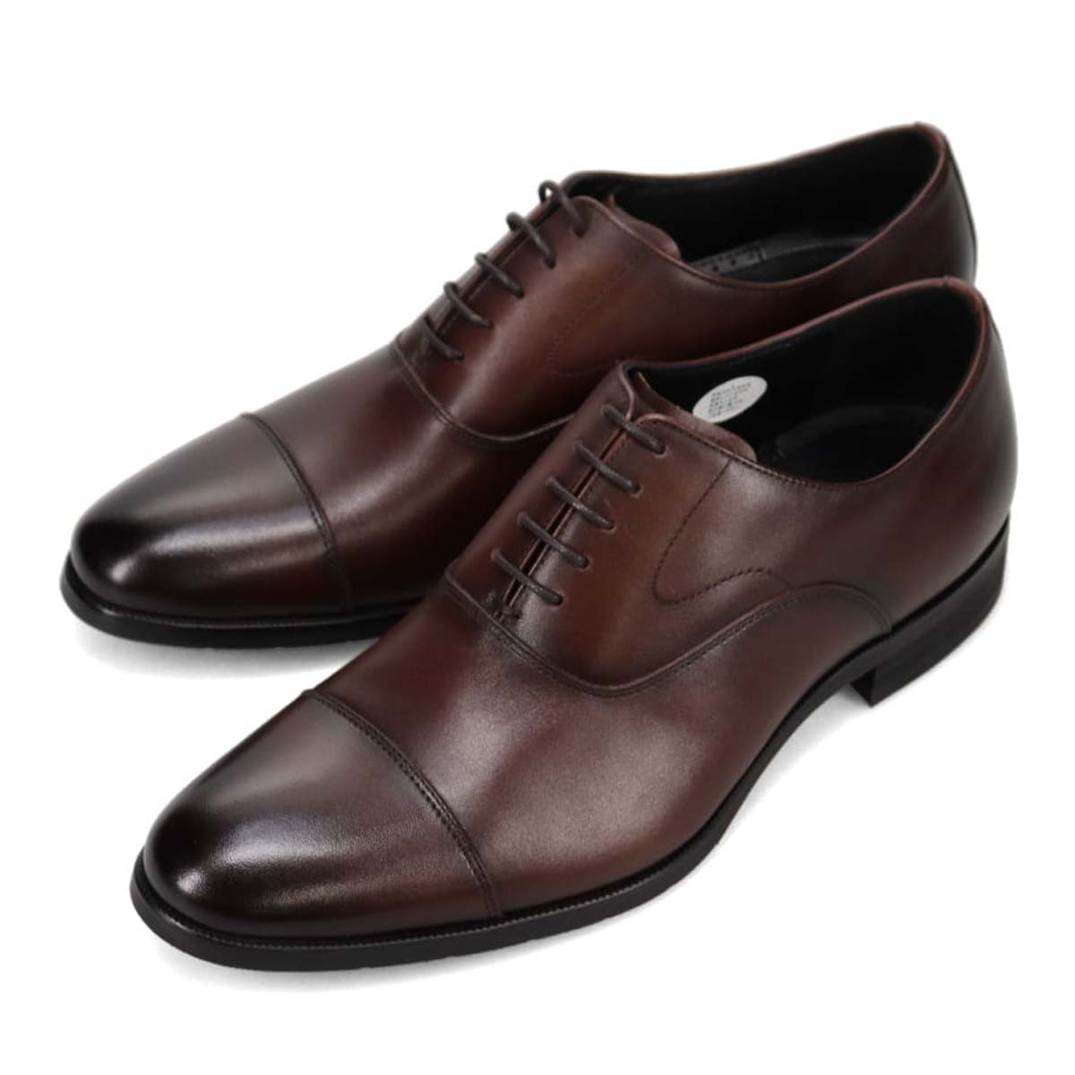 モデロ MODELLO ソフトな履き心地の『ふわビジ』シリーズ　内羽根ストレートチップドレスシューズ　DM7411 D-BROWN 25.0