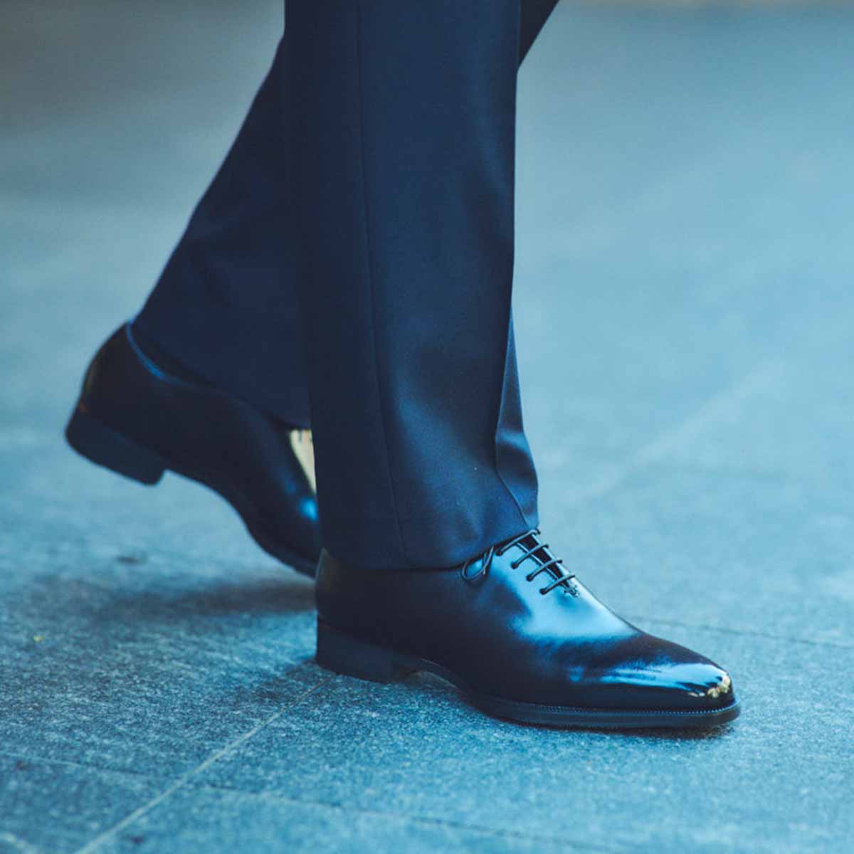 【GORE-TEX】モデロ MODELLO ゴアテックス搭載  ホールカット・ビジネスシューズ　DM802G BLACK 25.0