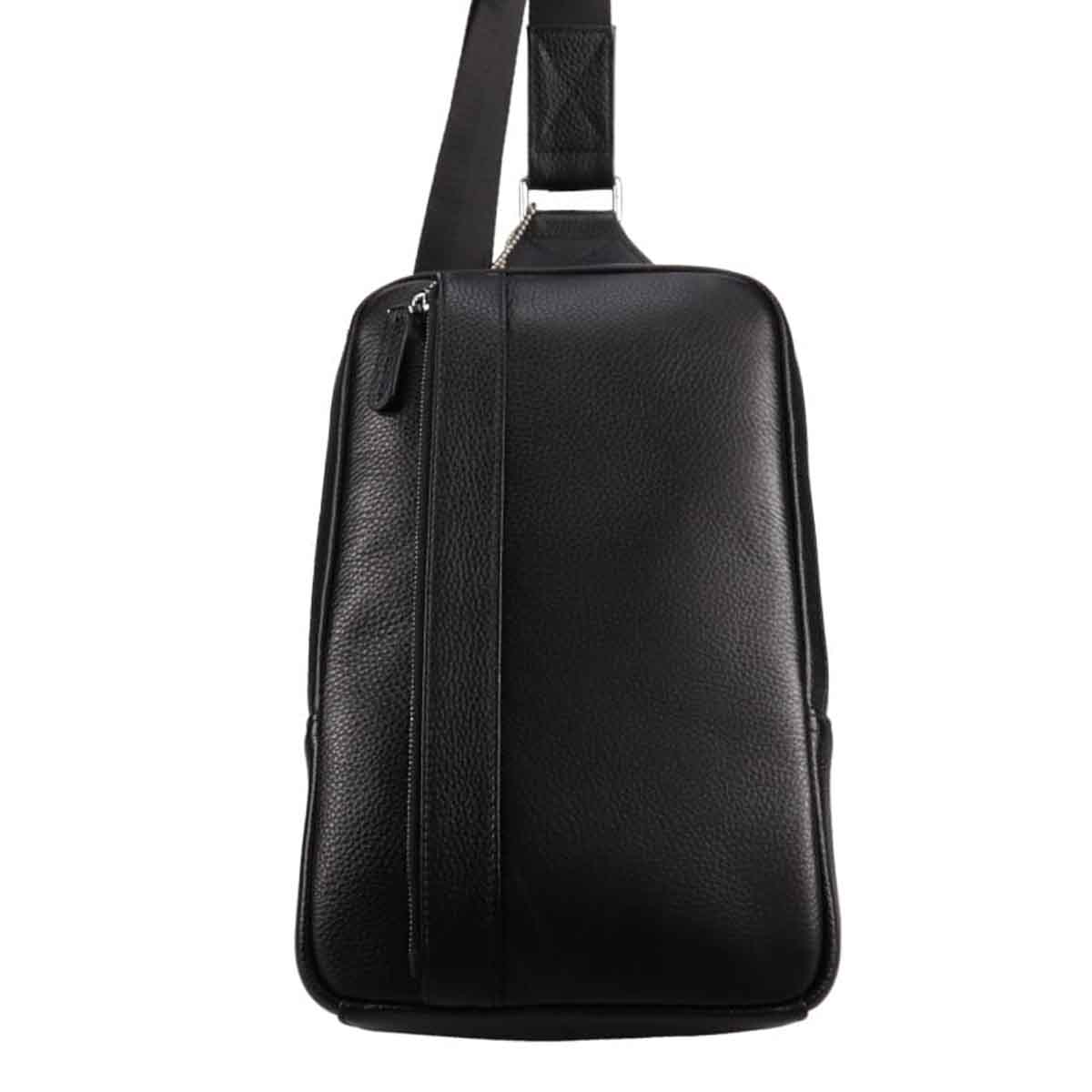 モデロ MODELLO　メンズ本革ボディバッグ　DMB1214 BLACK FREE
