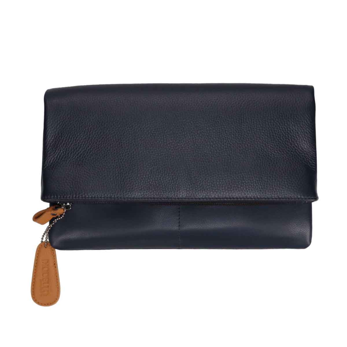 モデロ MODELLO　メンズ本革クラッチバッグ2WAYショルダー　DMB1215 NAVY FREE
