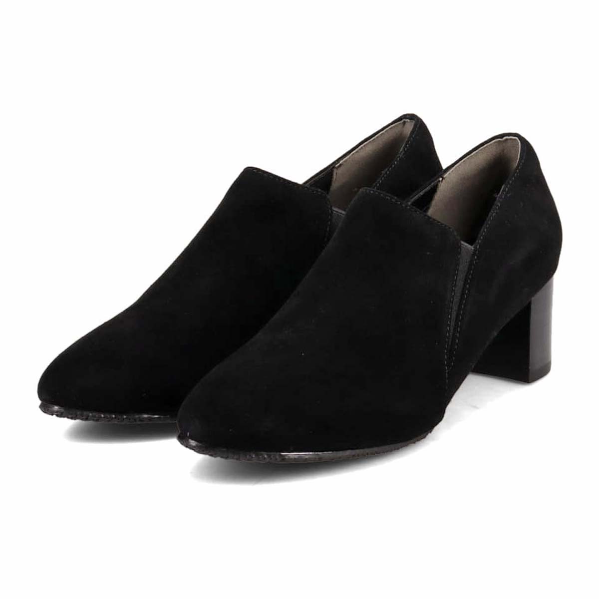 【撥水仕様】モデロ MODELLO 美脚ブーティ　DML1933 BLACK-SILKY 23.0