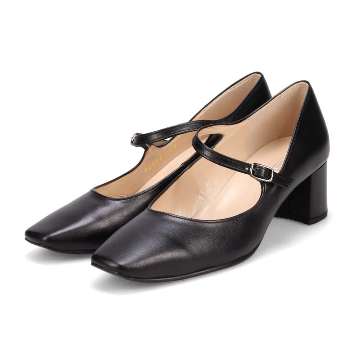 モデロ MODELLO 5.0ｃｍヒール ストラップパンプス  DML3602 BLACK 23.0