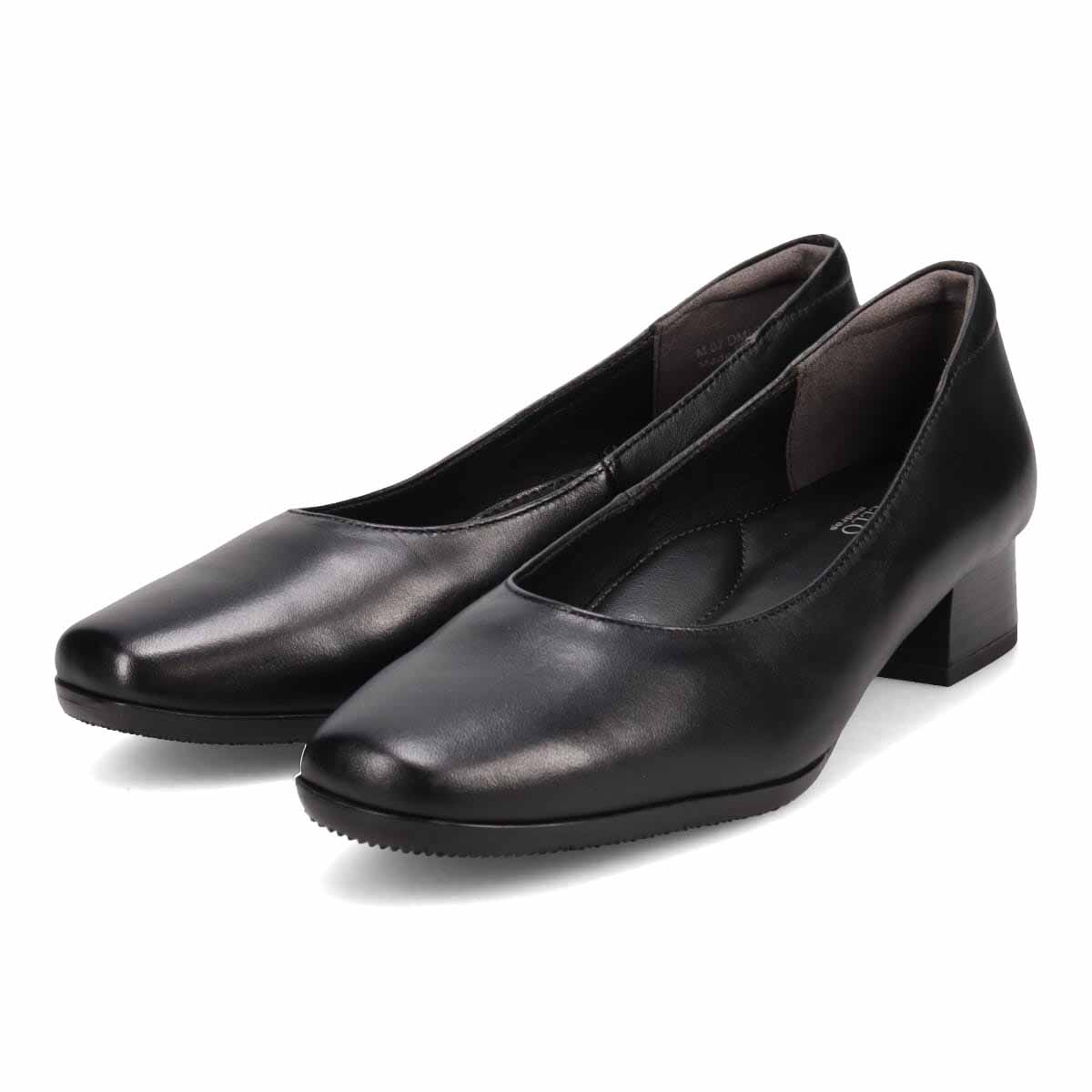 モデロ MODELLO 履き心地バツグンのボロネーゼ製法 ラウンドトゥ・パンプス　DML7133A BLACK 23.0
