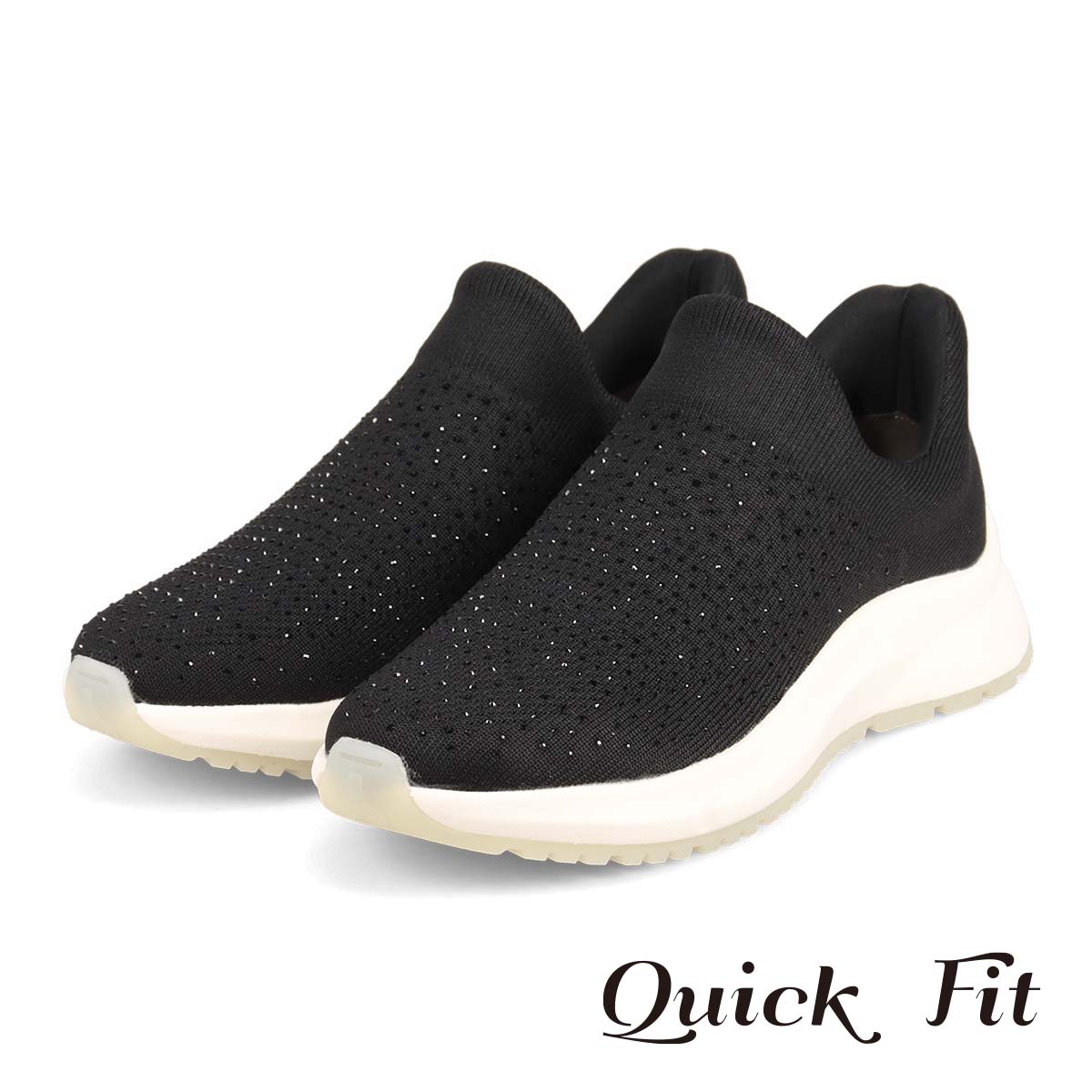 モデロ MODELLO ニットスリッポンスニーカー　DML8806 BLACK 23.0
