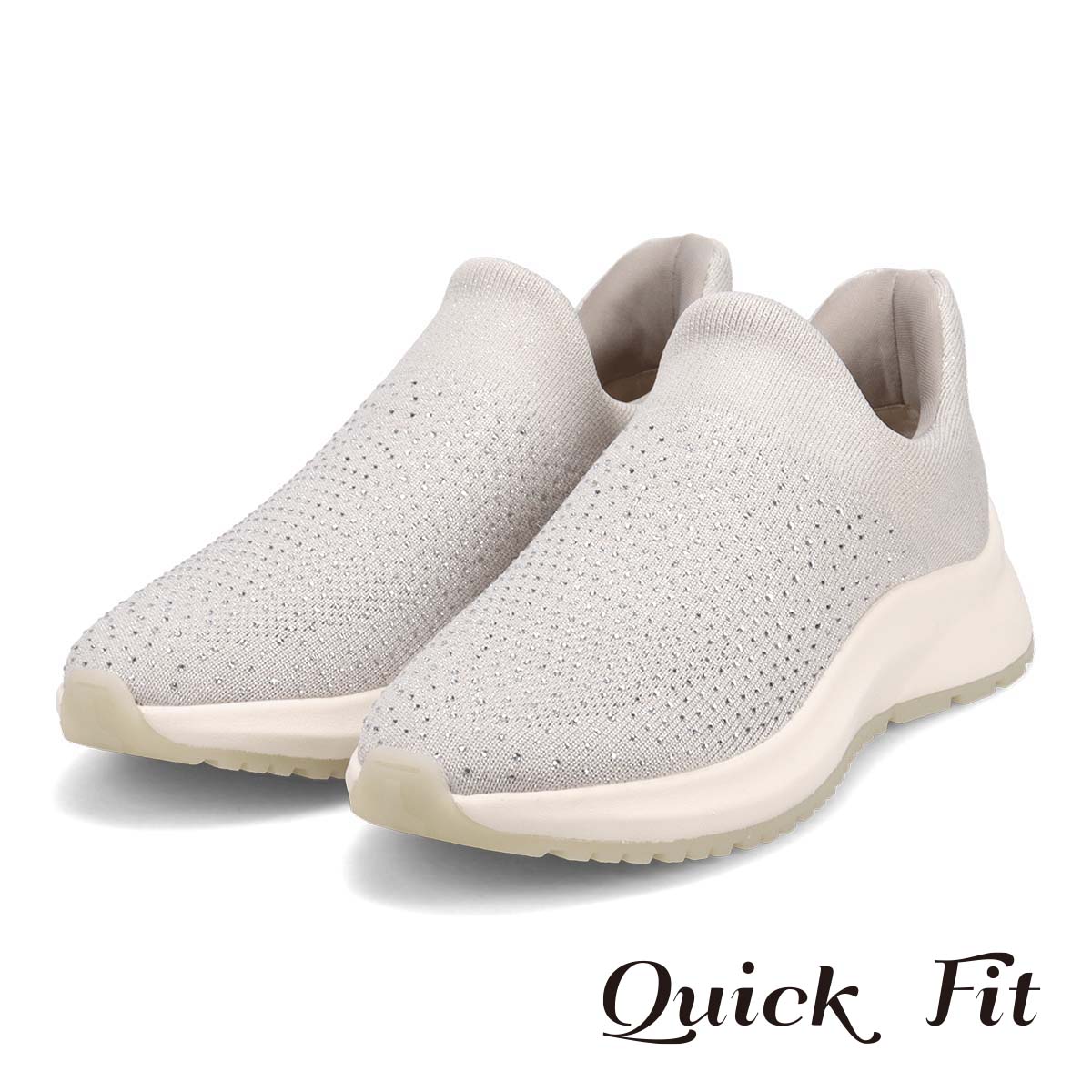 モデロ MODELLO ニットスリッポンスニーカー　DML8806 GRAY 23.0
