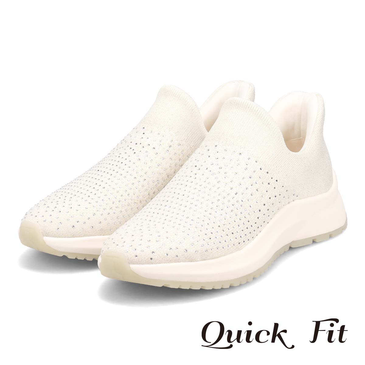 モデロ MODELLO ニットスリッポンスニーカー　DML8806 IVORY 23.0